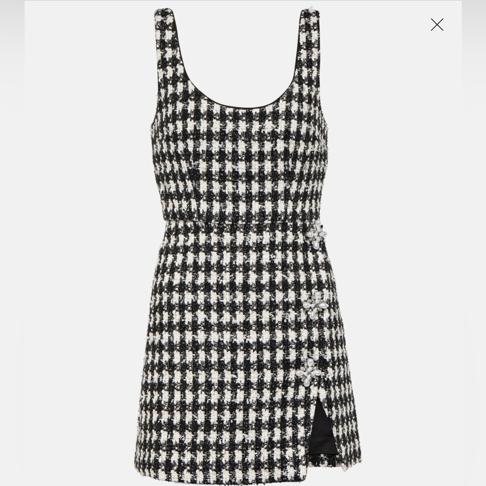 Self portrait - tweed mini dress